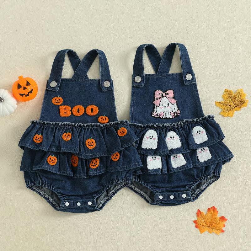 š„Halloween Saleš„ Newborn Baby Girl Halloween Romper Outfit