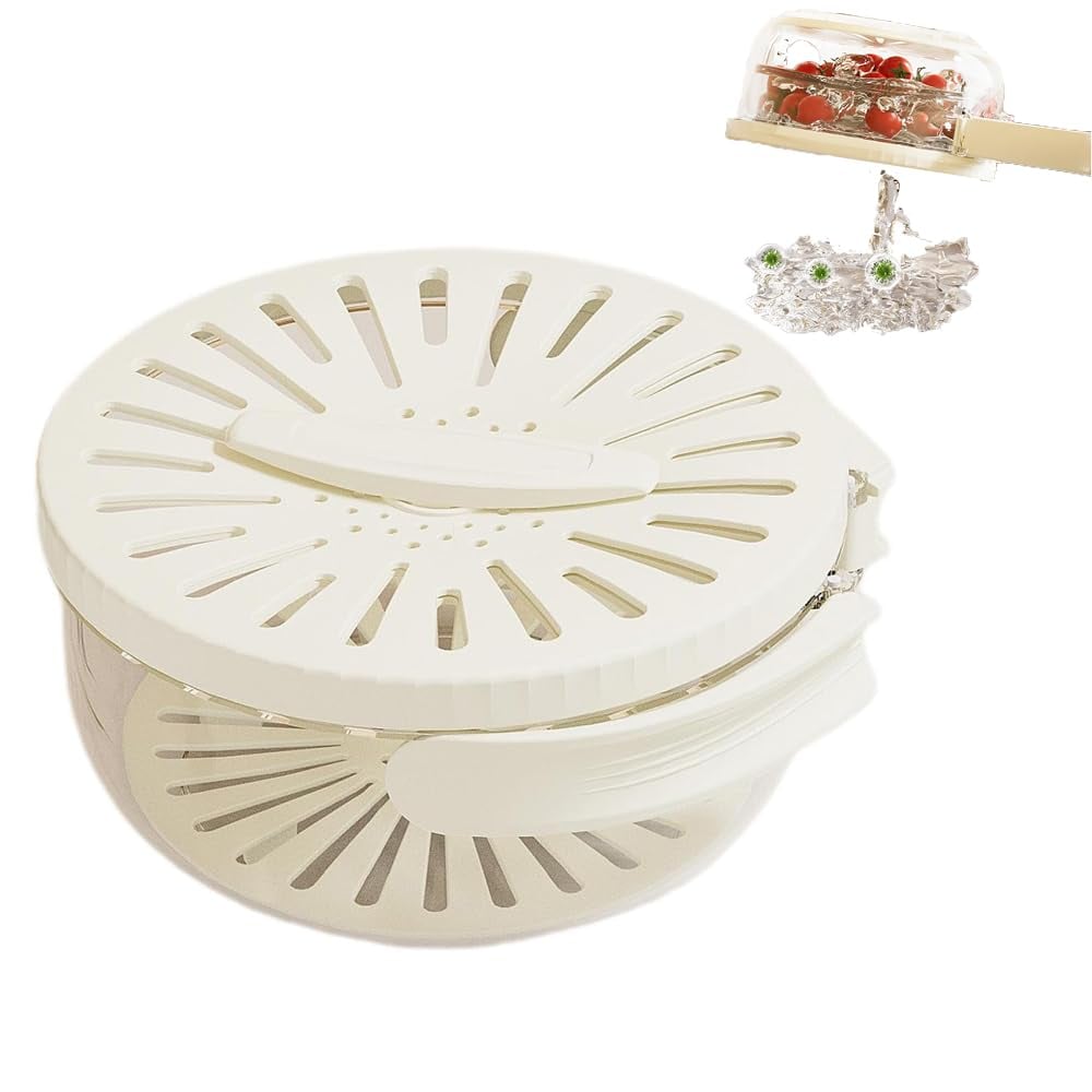 Hot Sale 62% Off New Draining Basket With Lid