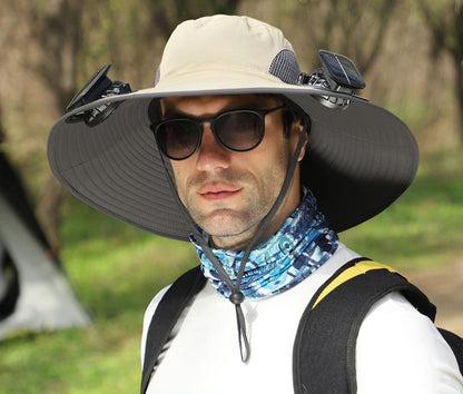 🔥HOT SALE NOW 60% OFF🔥Solar Cooling Sun Hat – Portable Fan Cap