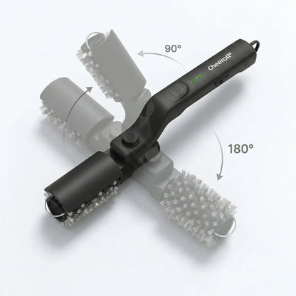 Cheeroll®BBQ Grill Cleaner — As Seen on TV! — Cordless, Rechargeable Grill Cleaning Tool, Featuring a 350 RPM Stainless Steel Roller and LED Light