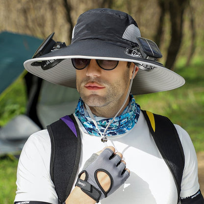 🔥HOT SALE NOW 60% OFF🔥Solar Cooling Sun Hat – Portable Fan Cap