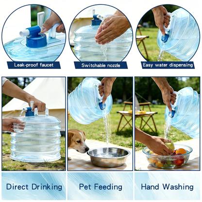 Foldable Water Container with Spigot: Your Ultimate Portable Water Solution