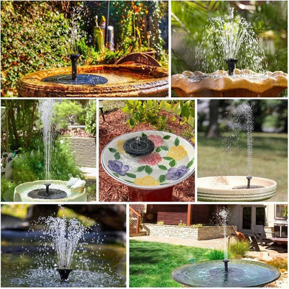 Hot Sale🔥⛲ Solar Fountain, Solar Powered Bird Bath Fountain Pump( 🔥Free Shipping)