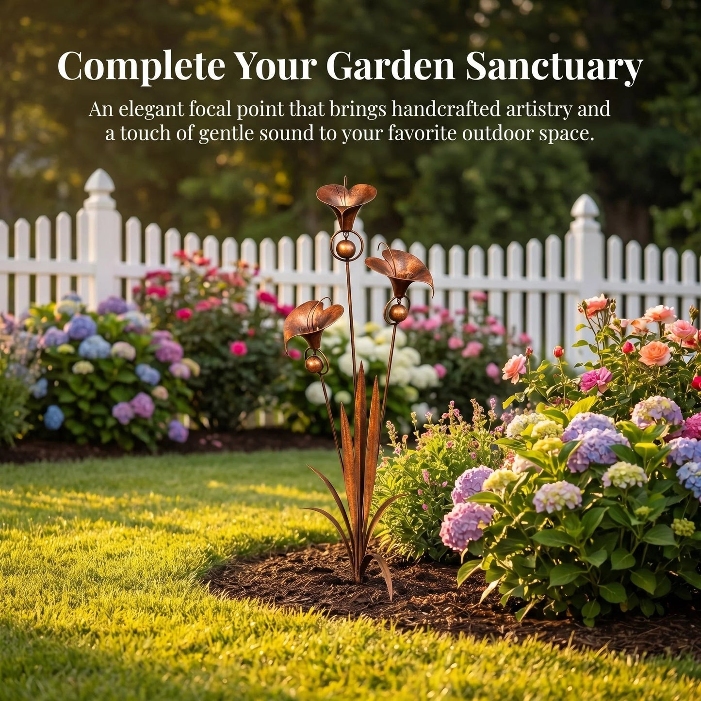 🔥2026 New Model-🔥 – A PeaceCopper Calla Lily Garden Chime Setful Touch for Flower Lovers 🌿🔔