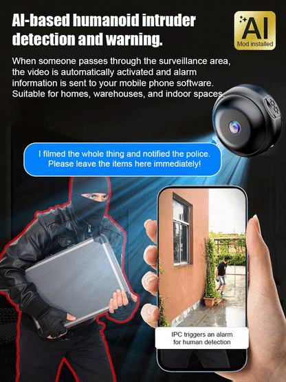 【No WIFI or electricity required💯Tiny and installs in 1 second ⚠️Remote real-time viewing