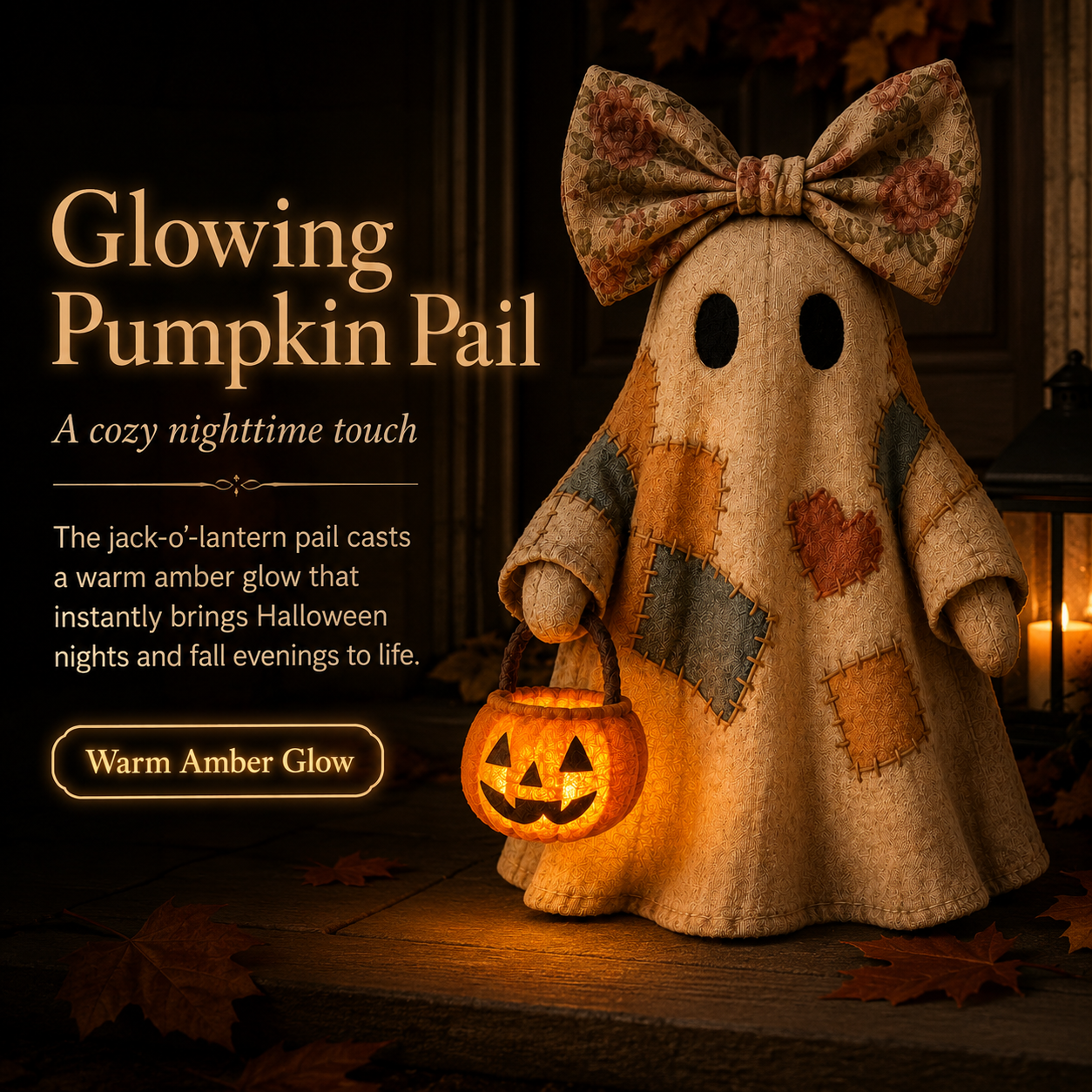 👻LAST DAY 60% OFF👻Lighted Vintage Patchwork Ghost🎃