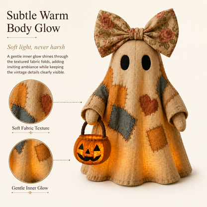 👻LAST DAY 60% OFF👻Lighted Vintage Patchwork Ghost🎃