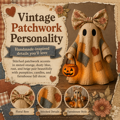 👻LAST DAY 60% OFF👻Lighted Vintage Patchwork Ghost🎃