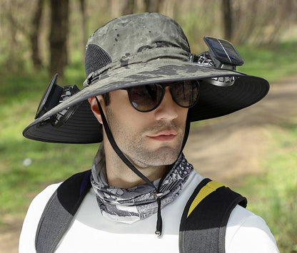 🔥HOT SALE NOW 60% OFF🔥Solar Cooling Sun Hat – Portable Fan Cap