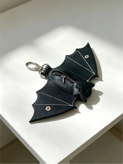 🔥2026 New Model🔥-Gothic Design Leather Bat Coin Purse🦇