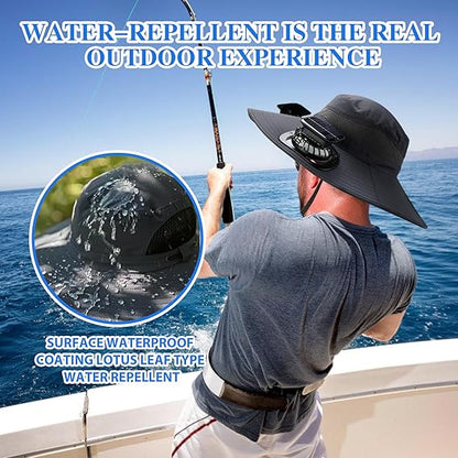 🔥HOT SALE NOW 60% OFF🔥Solar Cooling Sun Hat – Portable Fan Cap