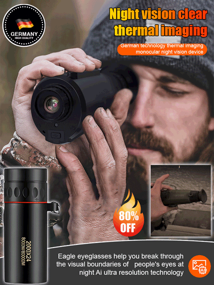 🔭📷4K Night Vision Binoculars 10X Camera Hight Definition Digital