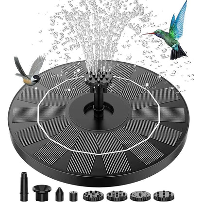 Hot Sale🔥⛲ Solar Fountain, Solar Powered Bird Bath Fountain Pump( 🔥Free Shipping)