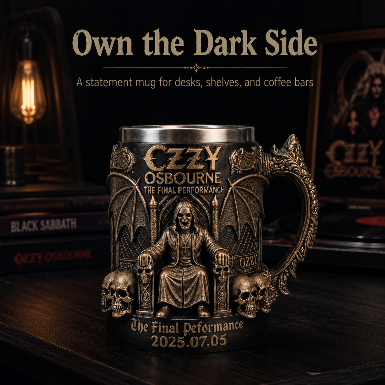 🦇Ozzy Osbourne Commemorative Mug
