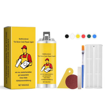 🔥LAST DAY 50% OFF -- 🔧Quick-Drying Tile Repair Glue - Complete Tool Kit for DIY – Fix Cracks Permanently in Minutes!✨