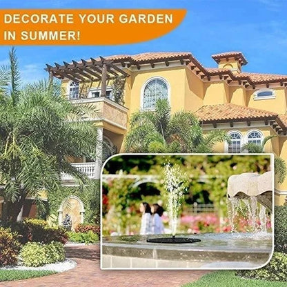 Hot Sale🔥⛲ Solar Fountain, Solar Powered Bird Bath Fountain Pump( 🔥Free Shipping)