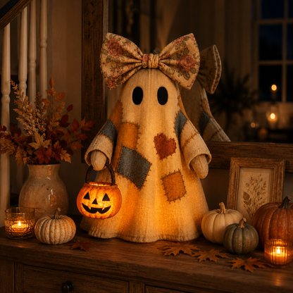 👻LAST DAY 60% OFF👻Lighted Vintage Patchwork Ghost🎃