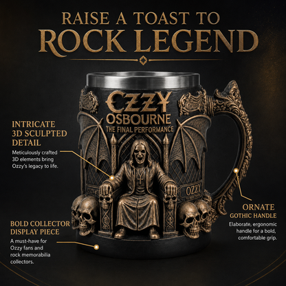 🦇Ozzy Osbourne Commemorative Mug