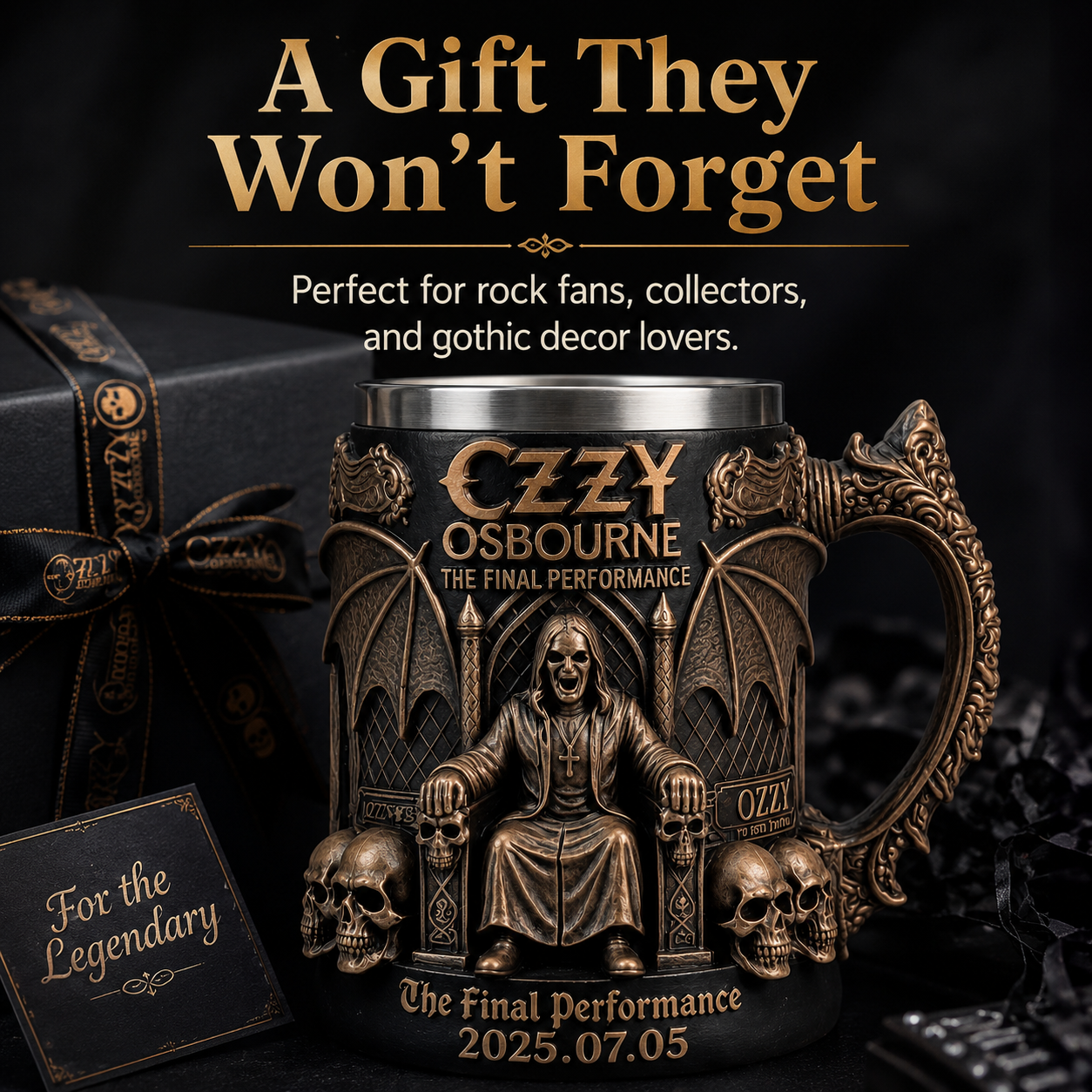 🦇Ozzy Osbourne Commemorative Mug