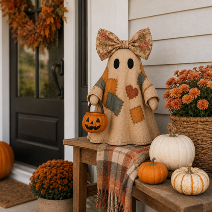 👻LAST DAY 60% OFF👻Lighted Vintage Patchwork Ghost🎃