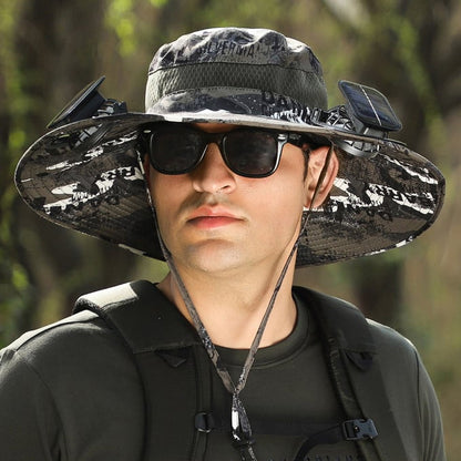 🔥HOT SALE NOW 60% OFF🔥Solar Cooling Sun Hat – Portable Fan Cap