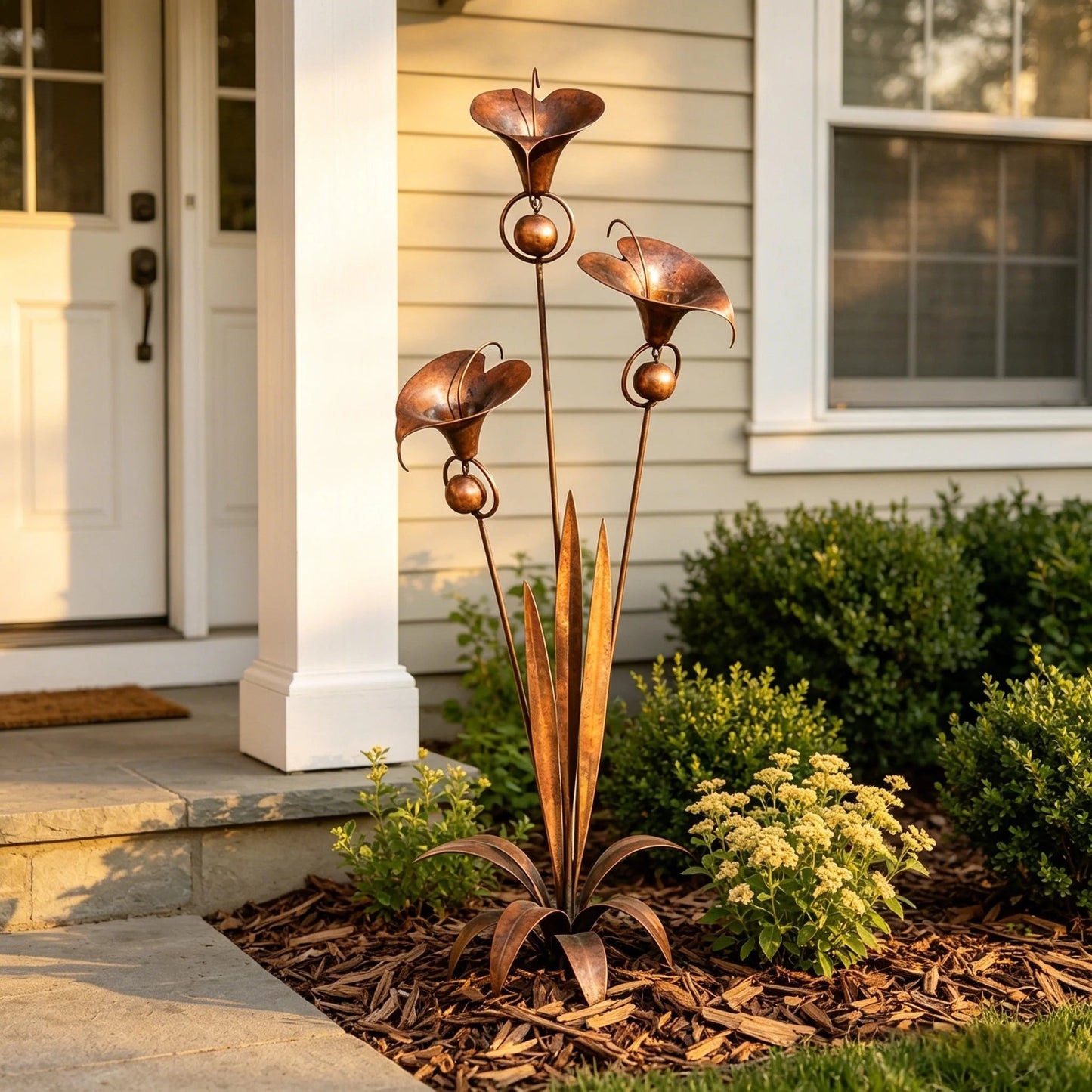 🔥2026 New Model-🔥 – A PeaceCopper Calla Lily Garden Chime Setful Touch for Flower Lovers 🌿🔔