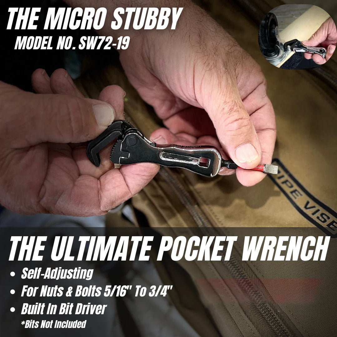 🔥Last Day 54% OFF -🛠️Micro Stubby Self-Adjusting Wrench – Portable 2-in-1 Pocket Wrench &amp; Bit Driver for Tight Spaces, Nuts, Bolts, DIY Repairs, Home, Auto &amp; Outdoor Use