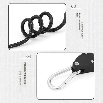 🔥Portable Adjustable Fix Camping Rope🌳