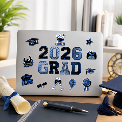 🔥Last Day 60% OFF -20 Pcs Graduation Magnets 2026 Cruise Door Car Magnets Congrats Grad Cap Magnetic Decorations for Refrigerator Garage Cruise Door Party Stickers