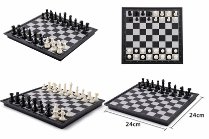 Advanced robotic chessboard with wooden chess pieces