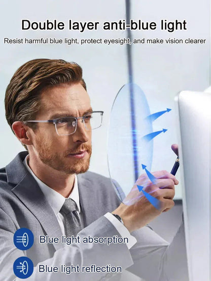 🌎Ends Today: 70% OFF!🔥👓Ultra-Light Blue Light Readers | All-Day Screen Comfort✨