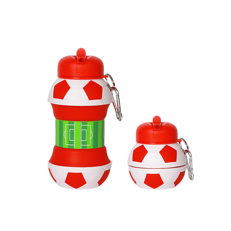 ⚽BPA-Free Football Foldable Cup, Perfect Summer Outdoor Must-Have✨