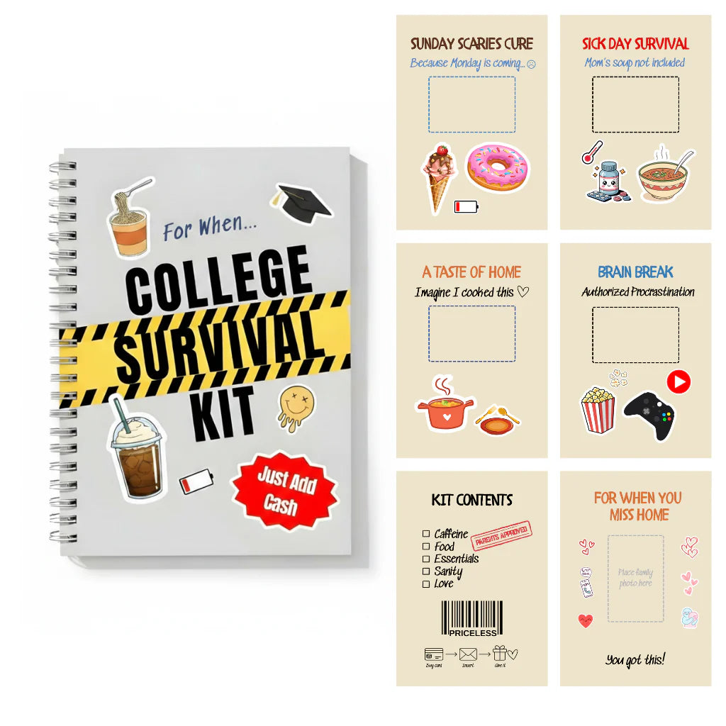 🔥2026 New Model🔥 -The 'For When...' College Survival Kit - Gift Card Book🎓