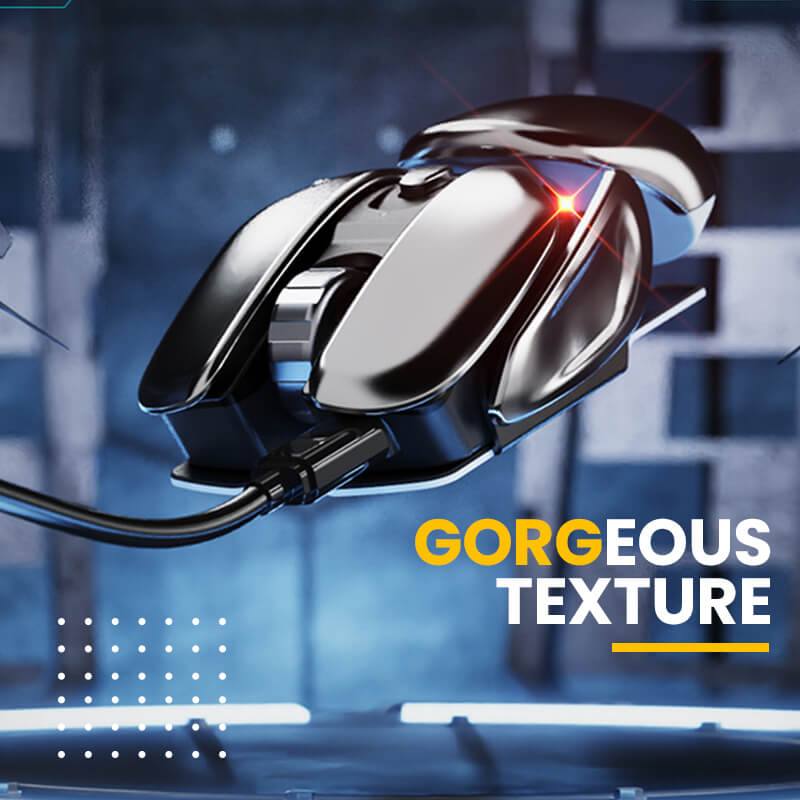 2023 New Hot Sale Wireless Ergonomics Metal Mouse