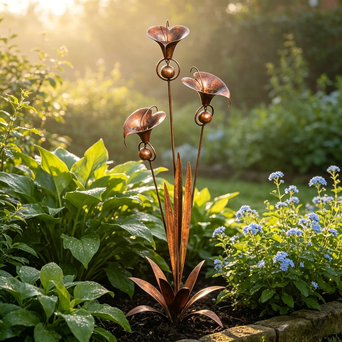 🔥2026 New Model-🔥 – A PeaceCopper Calla Lily Garden Chime Setful Touch for Flower Lovers 🌿🔔
