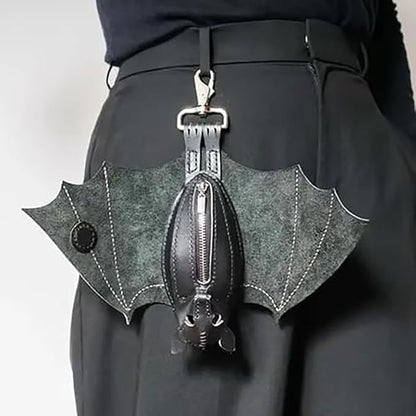 🔥2026 New Model🔥-Gothic Design Leather Bat Coin Purse🦇
