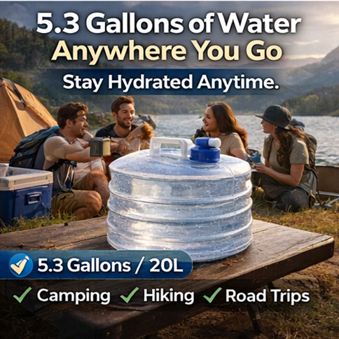 Foldable Water Container with Spigot: Your Ultimate Portable Water Solution