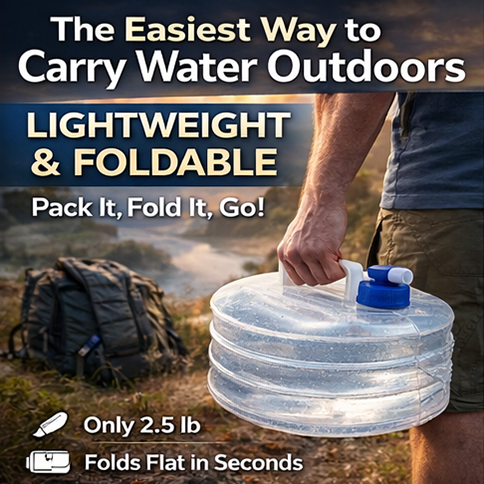 Foldable Water Container with Spigot: Your Ultimate Portable Water Solution