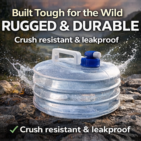 Foldable Water Container with Spigot: Your Ultimate Portable Water Solution