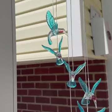 🔥2026 New Model🔥 -🦋✨ Enhance Your GardenCreative Bird Design Solar Wind Chimes