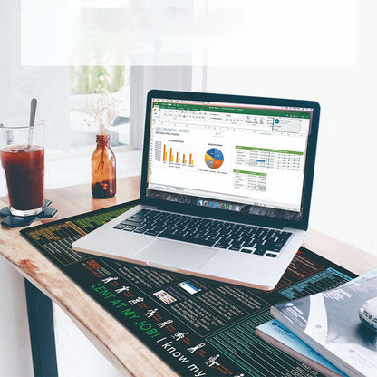 Stain-Resistant Anti-Slip Shortcut Desk Pad for Office