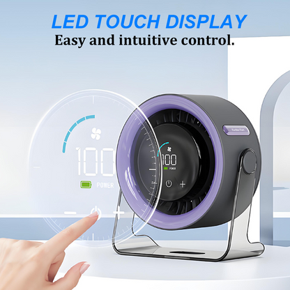 Hot Sale£¨50%OFF£© 100-Speed Mini Desk Fan with Digital Display