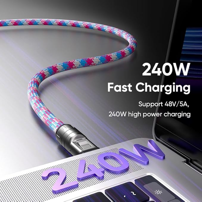 2 IN 1 Cell Phone Lanyard Fast Charging Data Cable