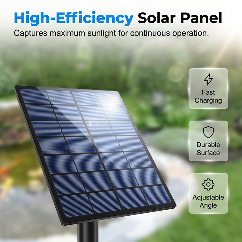 ⚡ 50% OFF NOW! ✨Solar Pond Aerator with Air Pump💧🐟